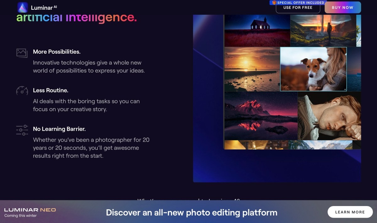 Photo News you can use. Luminar AI