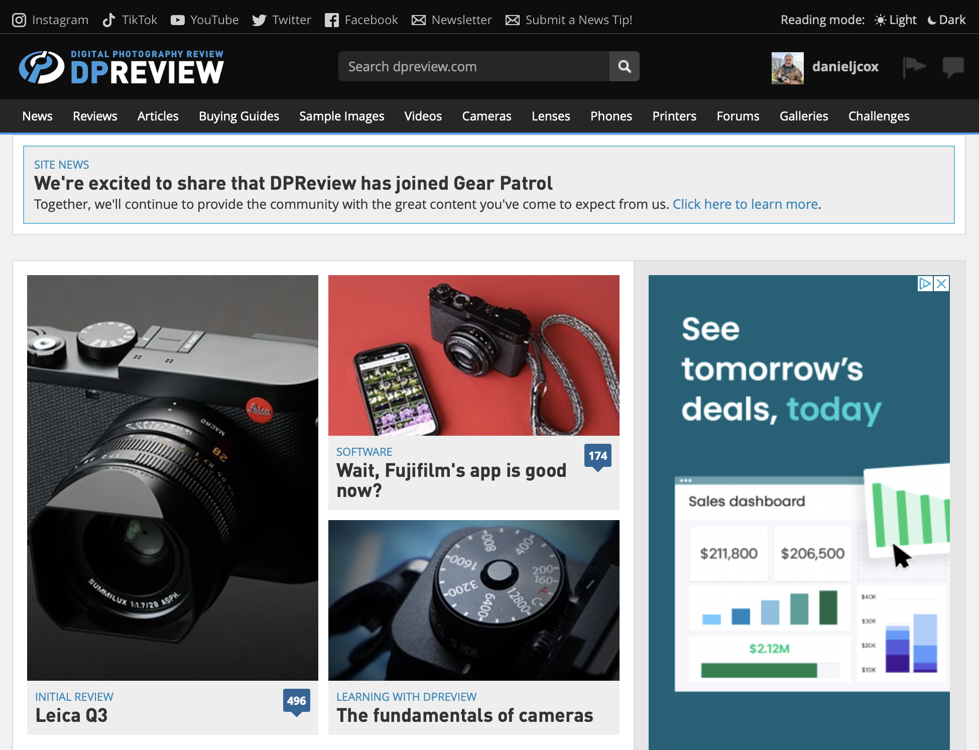 DPReview Against Photogs Receiving Credit