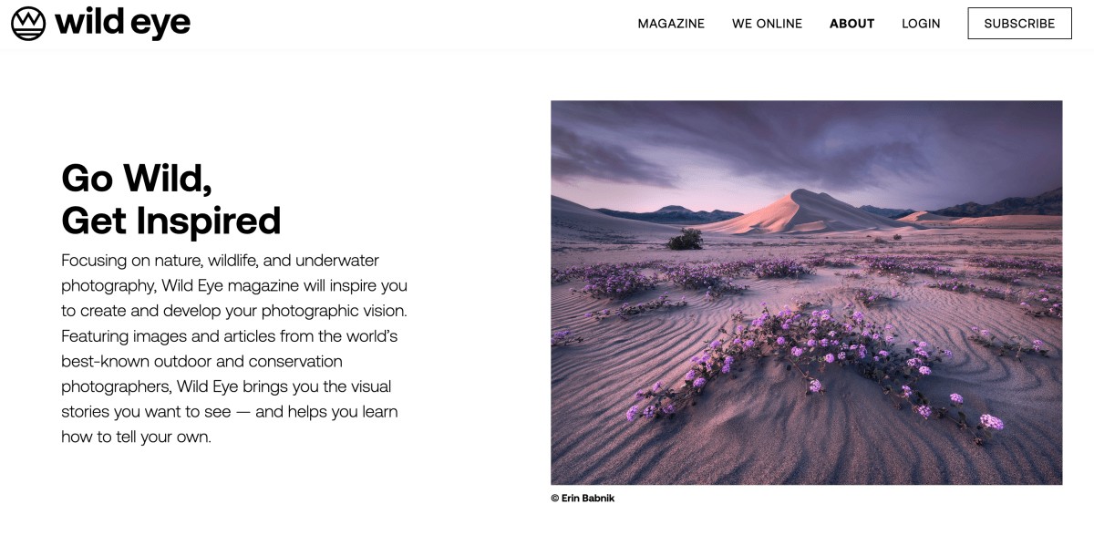 Outdoor Photographer Rises From the Ashes as Wild Eye Magazine