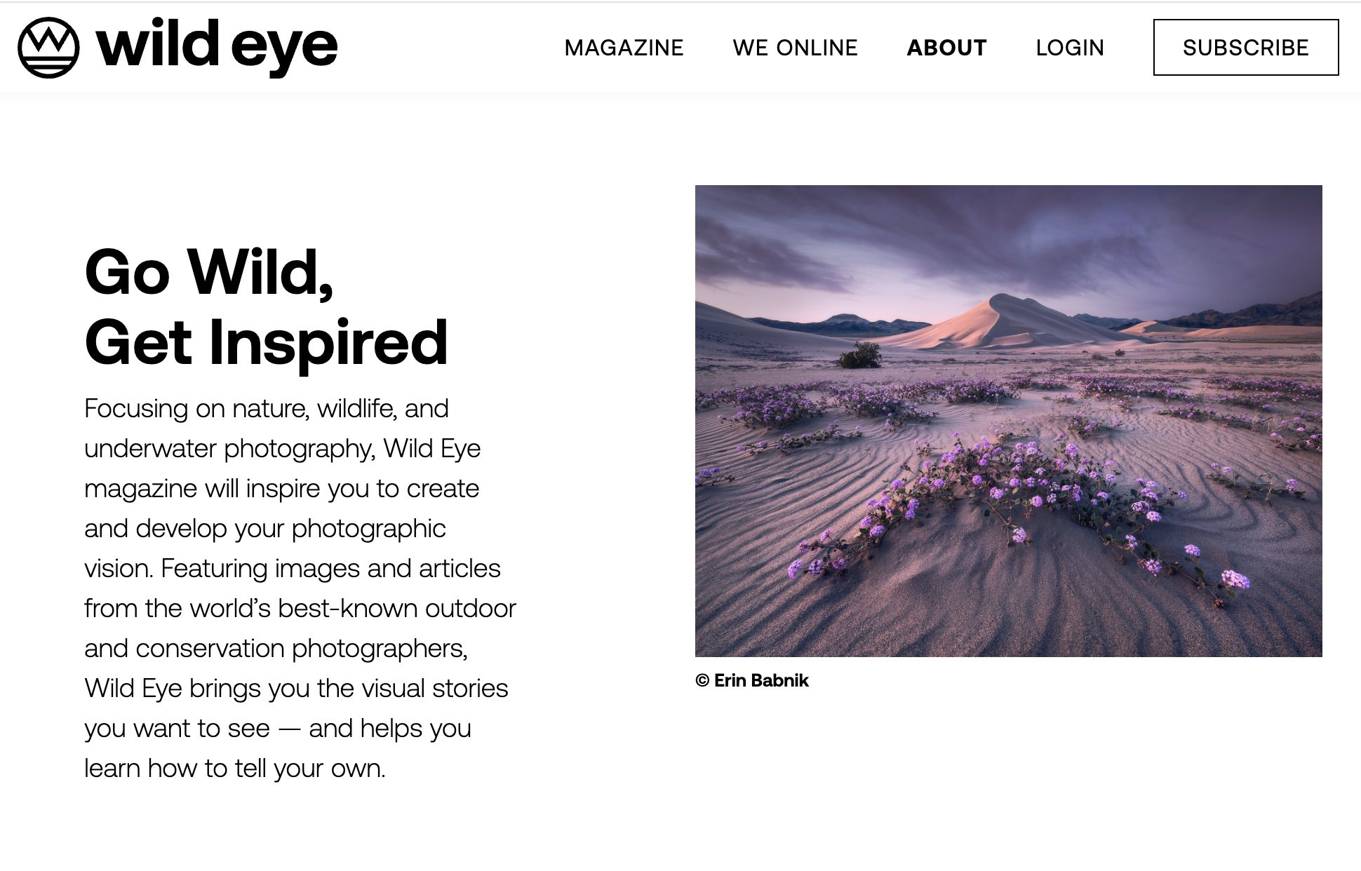 Outdoor Photographer Rises From the Ashes as Wild Eye Magazine