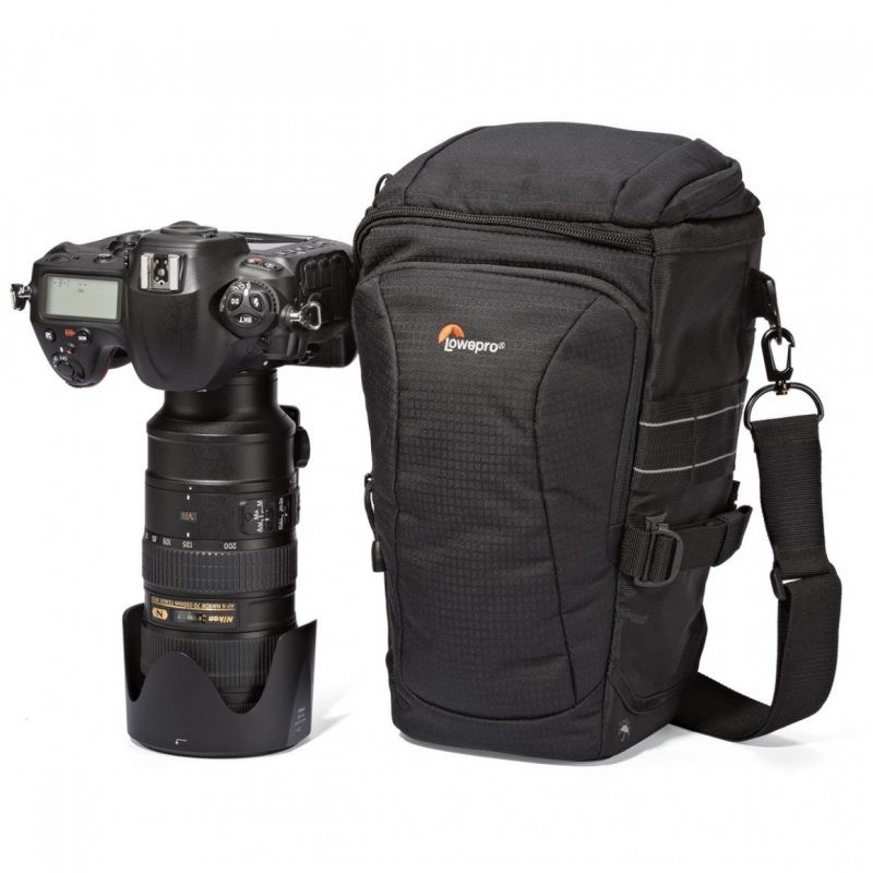 This Lowepro Toploader Pro 75 AW II should work really well for holding the new Leica 100-400mm zoom with a Lumix or Olympus body attached.