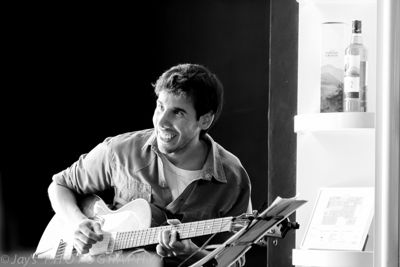 Jazz guitarist@ Aldo’s wine bar, Buenos Aires.