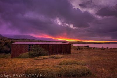 Sunrise, Lake Viedma, El Chalten, Argentina