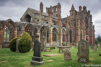 Melrose Abbey. Well worth the visit.