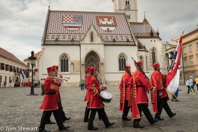 Changing of the guard in Zagreb