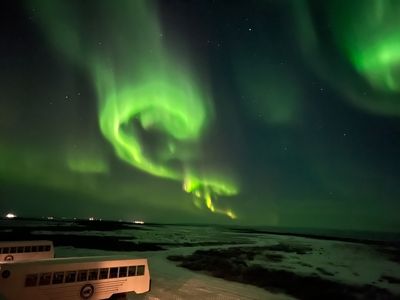 A real bonus on this trip were the Northern Lights