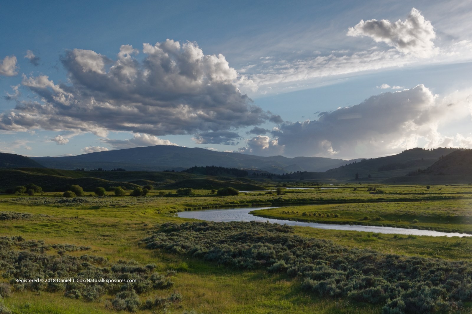 Clouds Over Slough Creek Natural Note