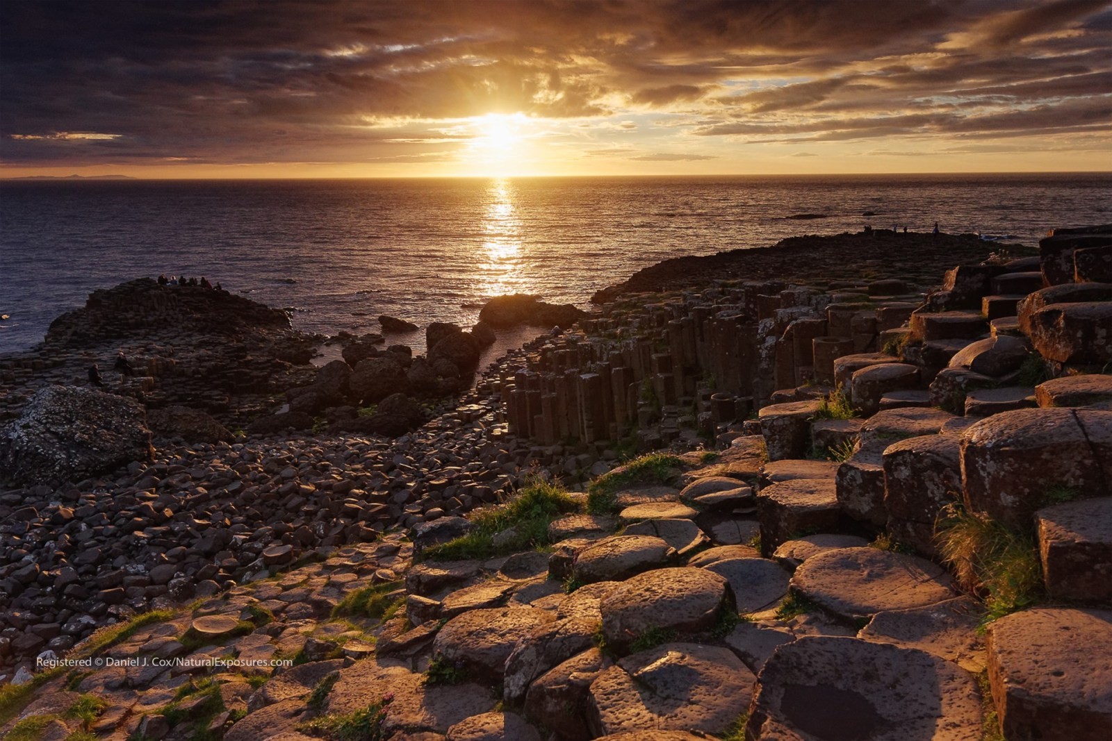 Giant's Causeway Sunset Natural Note