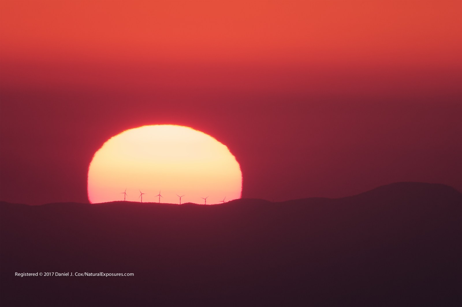 Sommet du Ventoux Sunset Natural Note