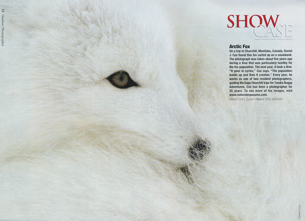 2007 December Outdoor Photographer article preview