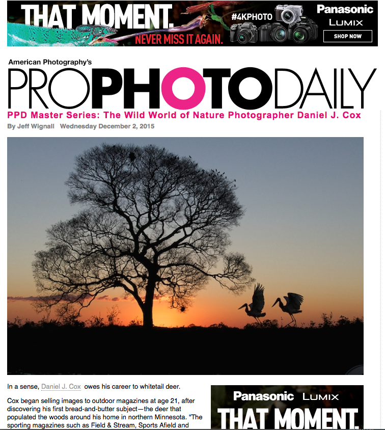 2015 December ProPhotoDaily article preview