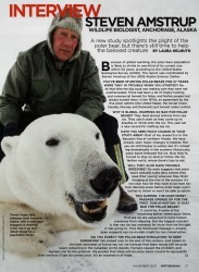 Cover of 2007 November Smithsonian: Interview with Steven Amstrup