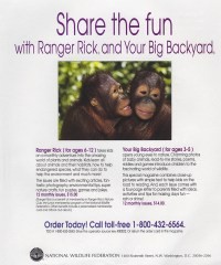 Cover of Ranger Rick/Your Big Backyard Ad