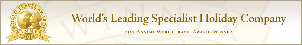 World Travel Awards Winner, World's Leading Specialist Holiday Company, 21st Annual World Travel Awards Winner