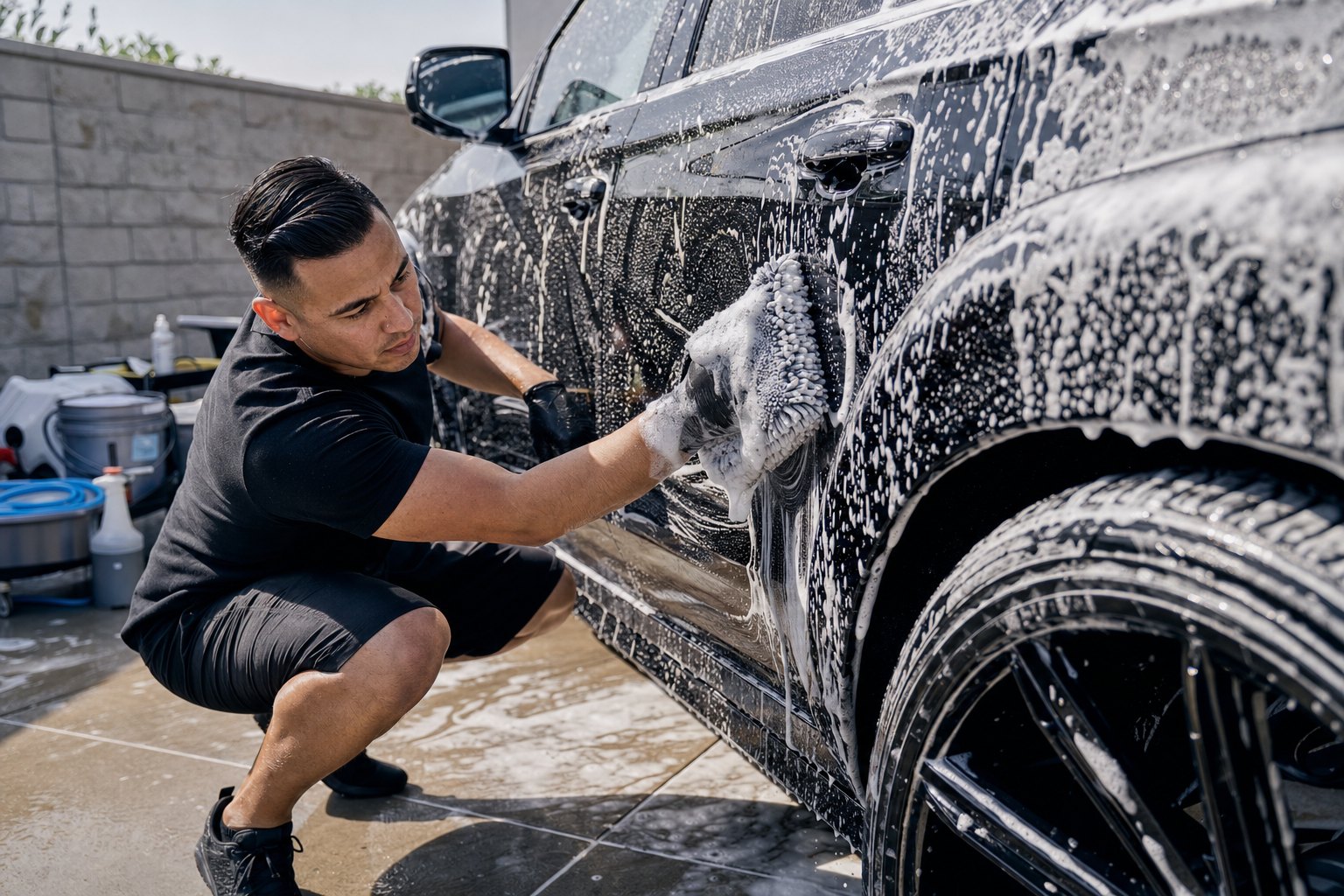 Exterior Detailing in progress