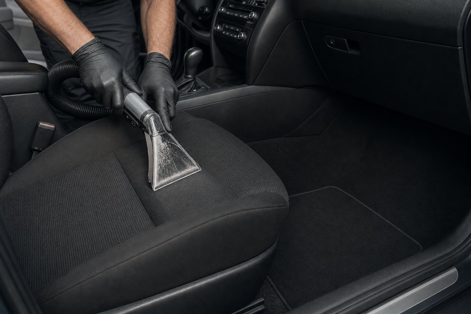 Interior Detailing in progress